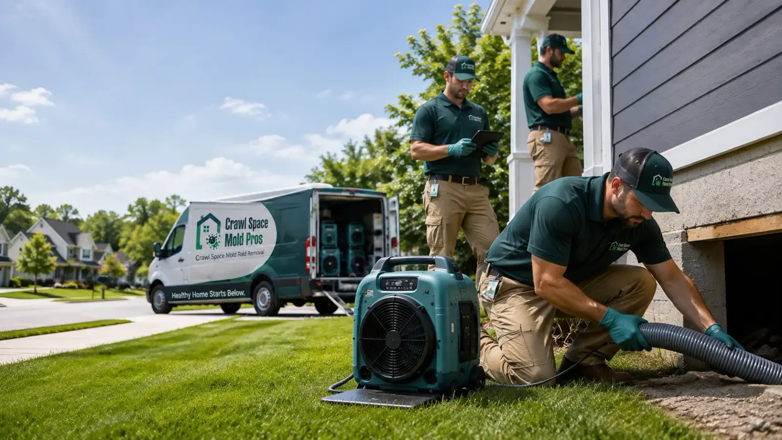Crawl Space Mold Removal in Cummings, ND